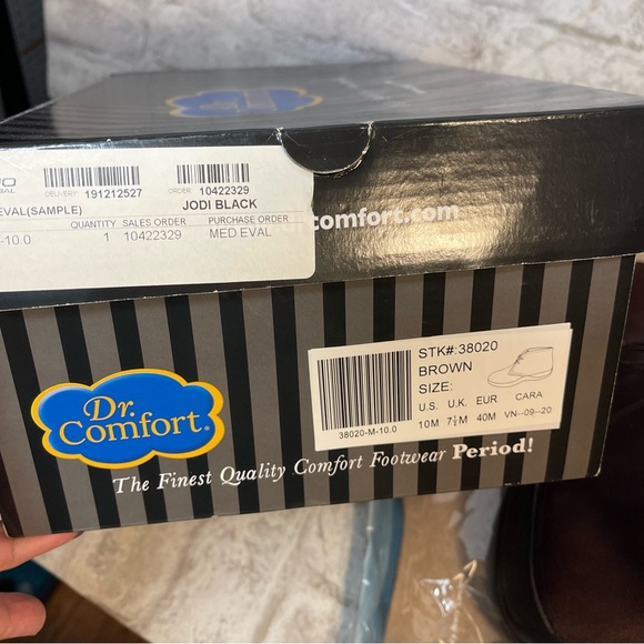 Dr. Comfort Cara Women’s Chukka Boot Brown Size 10 NWT Plus Gel Inserts NWT - Picture 11 of 12